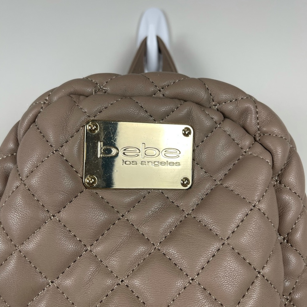 BEBE Beige Mini Backpack - Picture 9 of 10